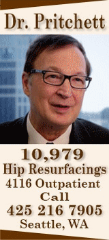 Dr. Pritchett Hip Resurfacing Surgeon with over 4000 hip resurfacings