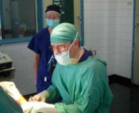 professor piers yates operating room