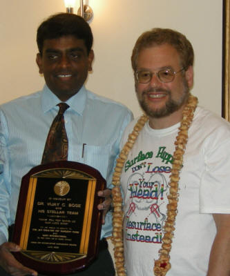 boseplaquegaryklein Dr. Bose Honored