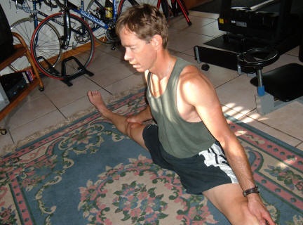 Jim Roxburgh exercising