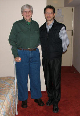 Patricia Walter and Dr. De Smet in Belgium 2006